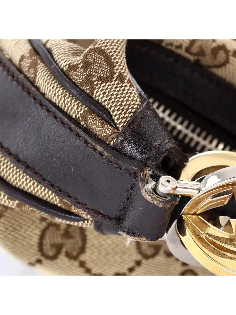 Gucci Twins Hobo Gg Canvas Large #294366G87B